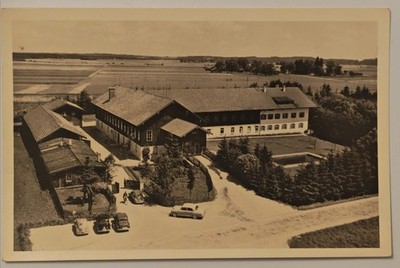 Zwerchform Werk c1950 Oberlaindern Holzkirchen Bavaria Factory Vintage Postcard