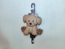 Fuzzy Face Tan Puppy Needle Threader Brand New 3/4"