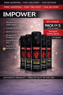 #ad Strong Women Safety Spray Self Defense Protection 55ml Pack of 5 $29.94