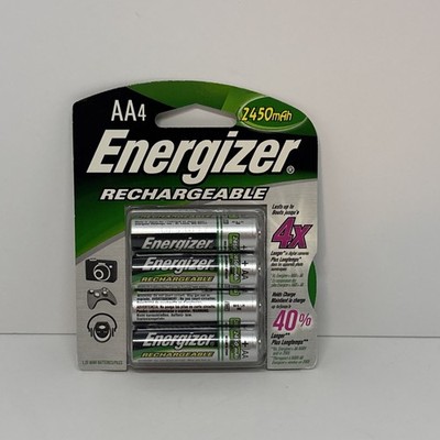 Energizer AA rechargeable Batteries Model: 2450mAh 4-Pack