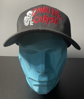 Cannibal Corpse  Embroidered Logo Black Hat One Size Fits All