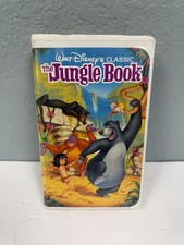 The Jungle Book VHS Disney Video Tape Black Diamond Classic Clamshell