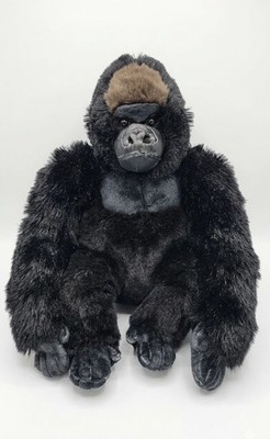Wild Republic Artist-Eco Collection Sitting Silverback Gorilla, 15'' Plush Toy