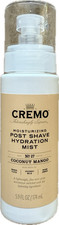 Cremo Women's Post Shave Hydration Mist Spray 5.9 oz   Coconut Mango   All Skin