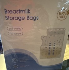 Breastmilk Storage Bags 100 Count 8 Oz. BPA Free