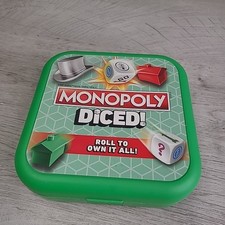 MONOPOLY Diced! Travel Game 2021 Preowned Used COMPLETE EUC