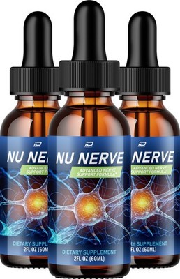 (3 Pack) Nu Nerve   NuNerve Extra Strength All Natural Healthy Organic Support