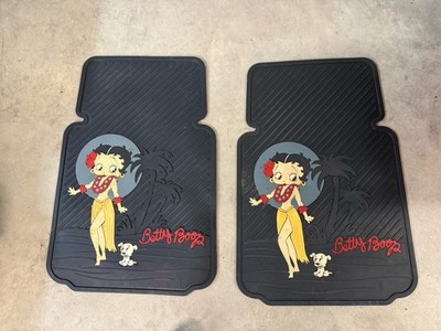 Vintage Plasticolor Betty Boop Floor Mats Pair