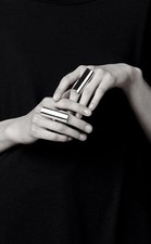 Solid 925 Sterling Long Band Statement Ring Handmade Jewelry Ring All Size