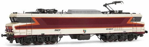 Jouef HJ2372 Cc 6517 Zuerst Serie Sonderbemalung Tee Grau/Rot/Orange, Logo | Zustand: Neu