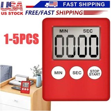 Large LCD Digital Kitchen Cooking Timer Count-Down Up Clock Loud Alarm Magnetic
