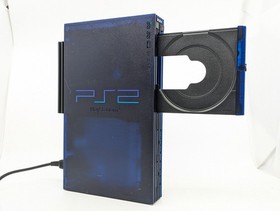 Sony PlayStation 2 Midnight Blue BB Pack SCPH-50000 MB/NH Console Tested Japan