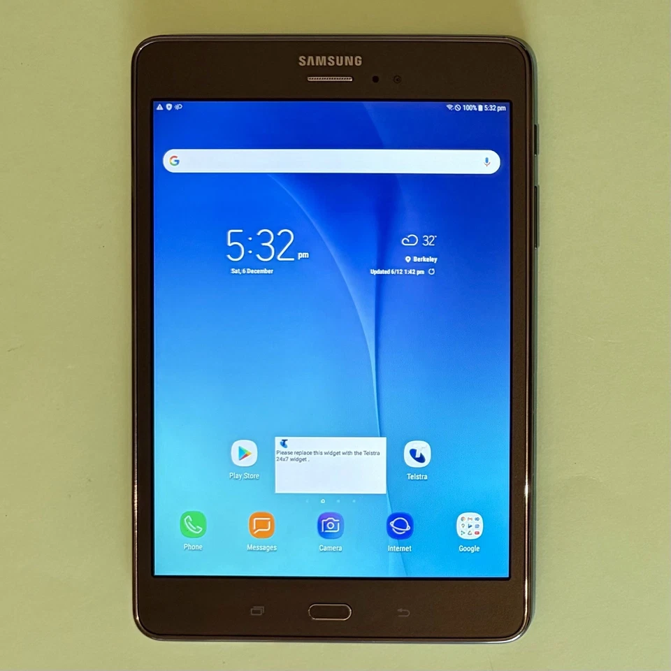Samsung Galaxy Tab A [SM-T355Y] 16GB WiFi + 4G 8” Android Tablet Grey (Unlocked) - Image 3 of 4