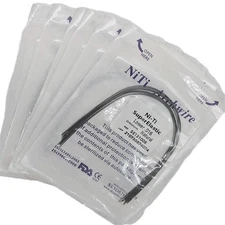 100PCS Dental Orthodontic Niti Arch Wire Rectangular Round Natural FREE shipping