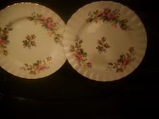 2 royal albert moss rose 1 is dated 1965