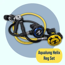 Aqualung Helix 1st/Primary/Octo Reg Set- USED RENTAL SALES