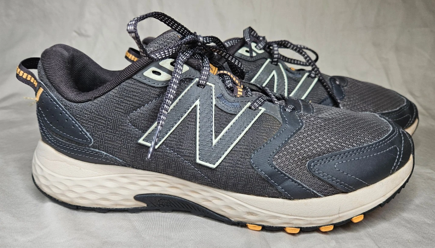 New Balance 410 Trails Running Shoes Mens SZ 10 Black Mesh Lightweight Outdoor