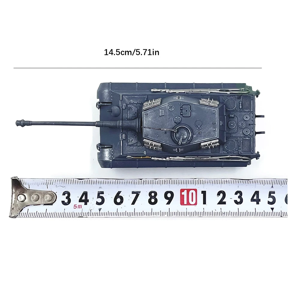 1:72 Alloy WWII German Berlin 1945 Tiger II Tank Military Model Xmas Gift - Image 4 of 4