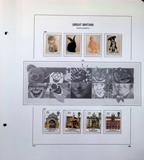 Great Britain Collection MNH On Davo Album Pages 1990-1991