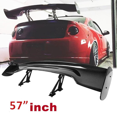 Rear Trunk Spoiler Lip Wing Carbon Fiber Look Upper For Chevrolet Cobalt SS