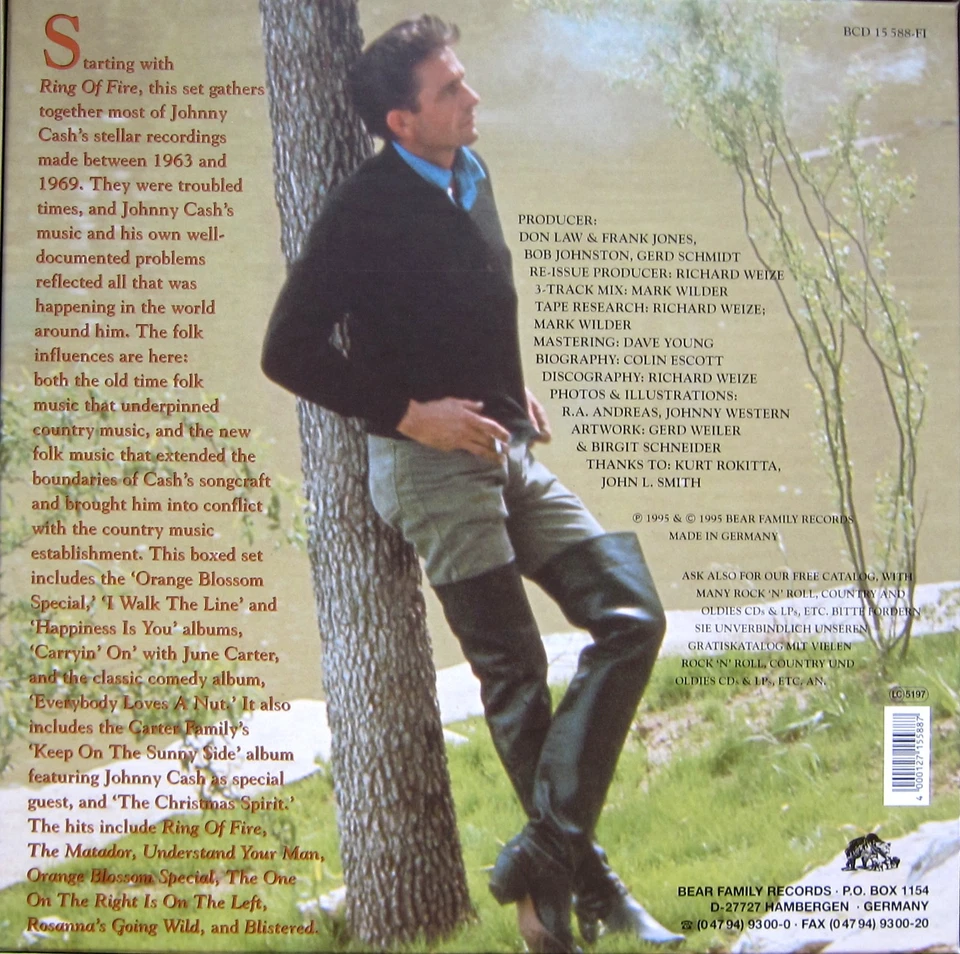 CD-Box: Johnny Cash – The Man In Black - Bild 2 von 4