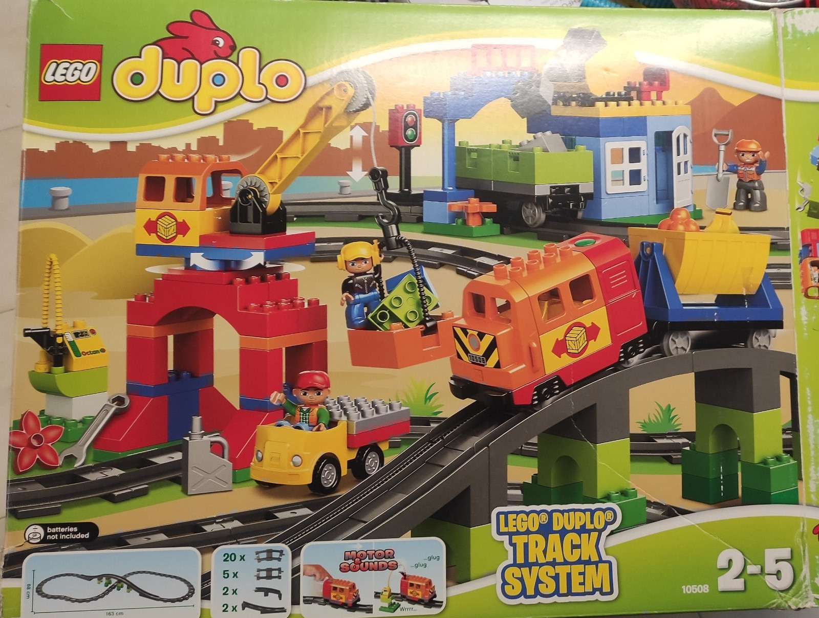 10508 LEGO DUPLO SET TRENO DELUXE Completo con costruzioni aggiuntive foto 4