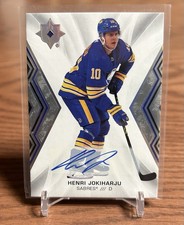 2021-22 Ultimate Collection Henri Jokiharju Buffalo Sabres Autographs #44