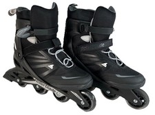 Rollerblade Zetrablade Men's Adult Inline Skate Black US Men's Size 11 EUC