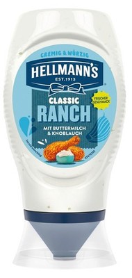 Hellmann's Classic Ranch Sauce mit Buttermilch & Knoblauch - Hellmanns - 245 ml
