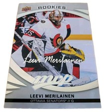 2023 Upper Deck MVP Silver Rookie #243 Leevi Merilainen Ottawa Senators Card (E0