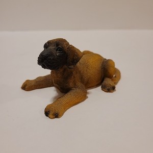 Vintage 1992 Signed Corlett Collectables Fawn Great Dane Puppy Figurine USA 5"