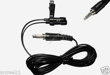 Cardioid Lavalier Microphone For Wireless Mic System Computer 3.5mm Screw Lock