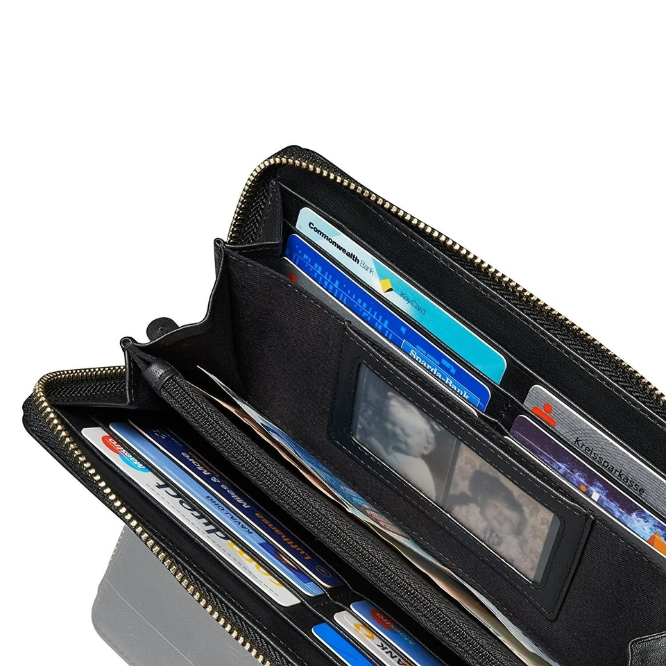 KAVAJ Echtleder Damen Geldbörse RFID Schutz - Bild 4 von 4