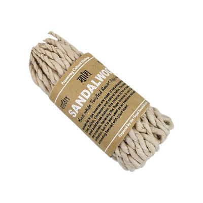 Natural Shanti Sandalwood Rope Incense Natural Fragrance Handmade In Nepal