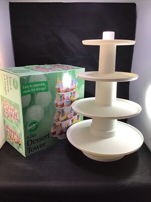 Wilton Dessert Tower 4-Tier Cupcake, Dessert, and Cake Stand