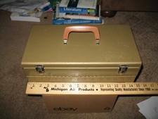 VINTAGE SLIDE HOLDER  VIEWER METAL BOX BRUCE SORT N FILE 750 G OR 750 I