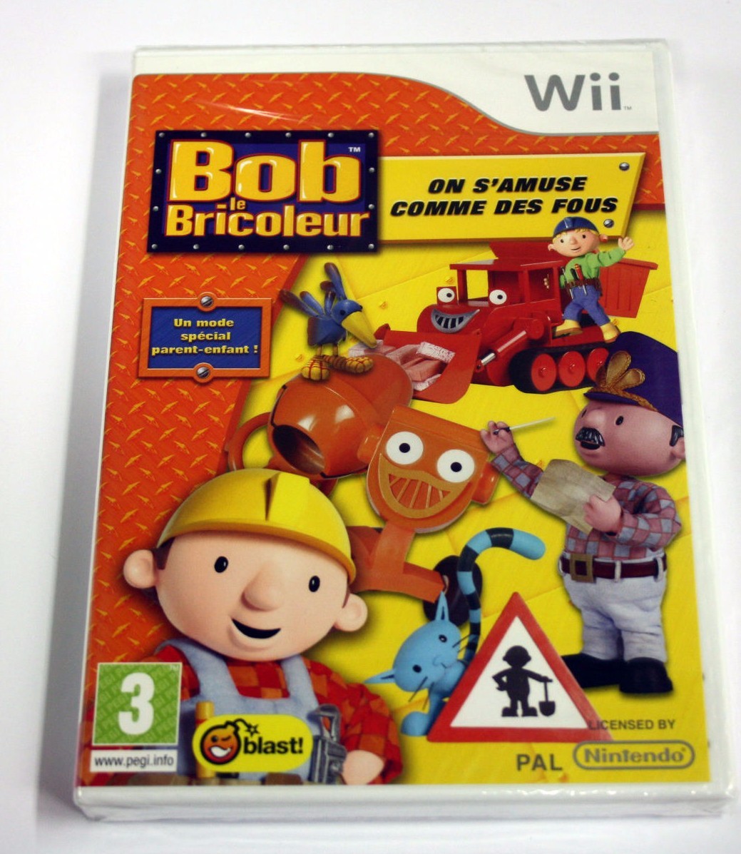 JEU Nintendo WII BOB LE BRICOLEUR   neuf blister