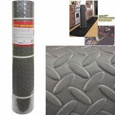Super Comfort 36" x 78" Anti Fatigue Pre-Rolled Floor Mat W/ Grooved Texture