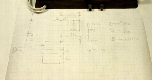 RCA RADIOLA: FUENTE DE ALIMENTACIÓN CC de 0,28 amperios probada/funcionando con esquema - Imagen 6 de 7