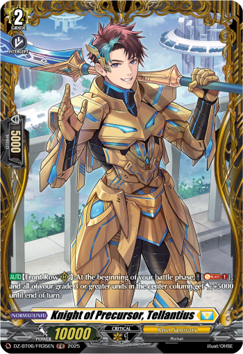 Bushiroad Cardfight Vanguard Knight of Precursor, Tellantius Bushiroad Cardfight Vanguard Knight of Precursor, Tellantius