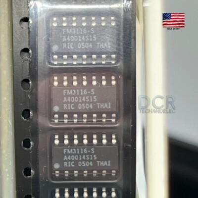 4PCS FM3116-S Supervisory IC with RTC Fault Monitoring, 14 Pin SOIC