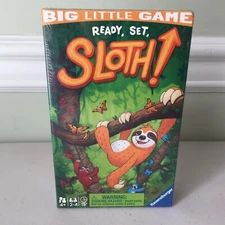 RAVENSBURGER READY SET SLOTH FAMILY & KIDS TRAVEL MINI CARD GAME NEW SEALED Toys