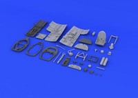 MW22 Eduard 648219 Spitfire Mk.I Cockpit 1/48 Brassin