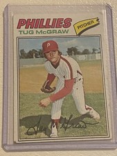 1977 Topps Baseball - #164 Tug McGraw Philadelphia Phillies