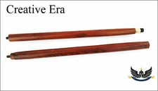 Set Of 2 Antique Wood Walking Stick Cane 2 Fold Designer Gift Only wooden shaft 