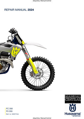 HUSQVARNA 2024 - FC FX 350 - WERKSTATTSERVICE REPARATURHANDBUCH