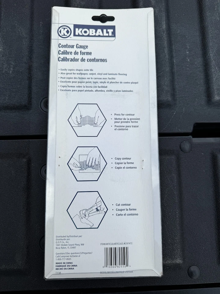 Kobalt Contour Gauge 8" inch Profile Tool Demo Construction - Image 2 of 3