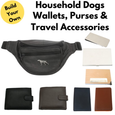 Haushalt Hunde Geldbörsen Kartenhalter & individuelle Leder Reiseartikel