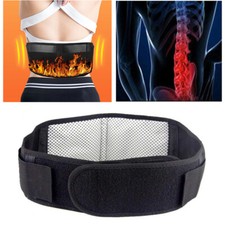 Magnetic Self Heating Lumbar Lower Back Support Brace Waist Belt Pain Relief TB
