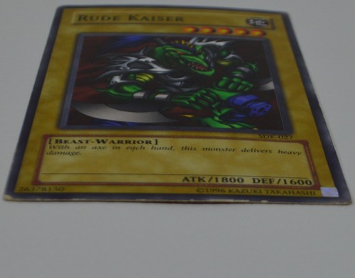 YuGiOh Rude Kaiser SDK-027 Unlimited Edition - Picture 2 of 6
